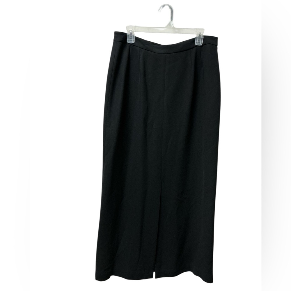Casual Corner Elegant Long Black Women's Skirt - Picture 5 of 9
